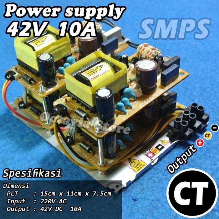 (Expert) SMPS 42V CT 10A adaptor switching powersupply