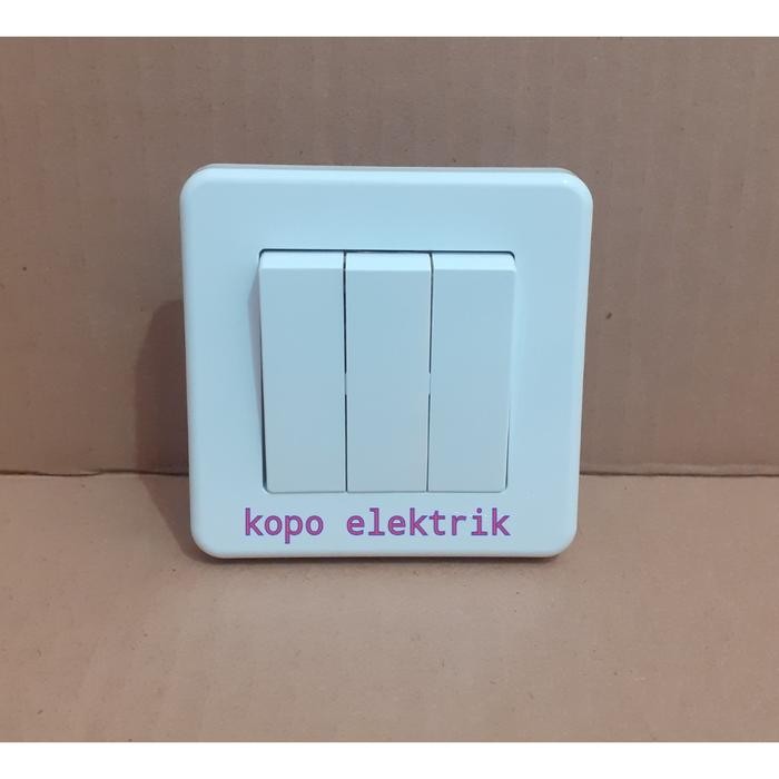 (Expert) Leona Triple Saklar Triple Saklar Leona white