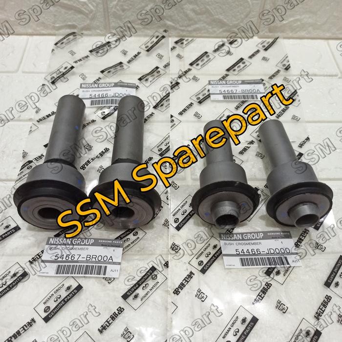 Bushing Cross Member Panjang Pendek Xtrail T31 Th 2008-2013 Ori 4pc