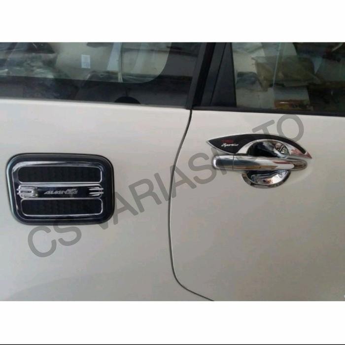 Paket Outer Handle Tank Cover Avanza Veloz 2012 2014 Chrome Jsl