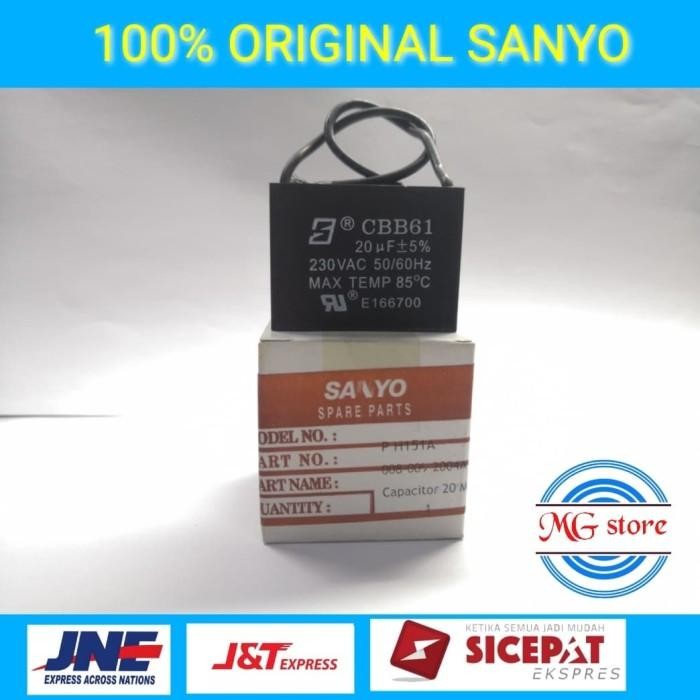 Expert KAPASITOR - CAPASITOR POMPA AIR SANYO 20 MIKRO PH 150 PH 151