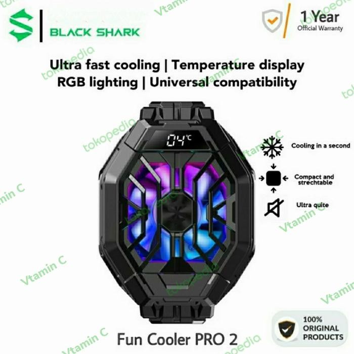 BlackShark Funcooler PRO 2 - BR30BS Pendingin Ponsel Fan Gaming Cooler