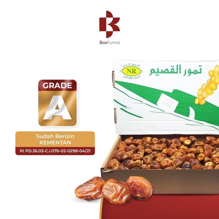 

Kurma Sukari Dus 3 Kg Ku'Rma Raja Haji Umroh Food Snack Cemilan