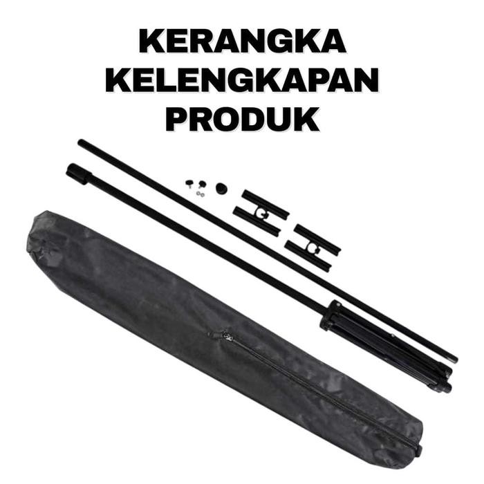 Tripod Banner 2 Sisi / Standing Banner Promosi / Tripod Stand Banner Berdiri / Tiang Banner 2 Sisi /