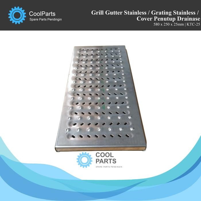 Grill Gutter Stainless/ Grating Stainless / Cover Penutup Drainase