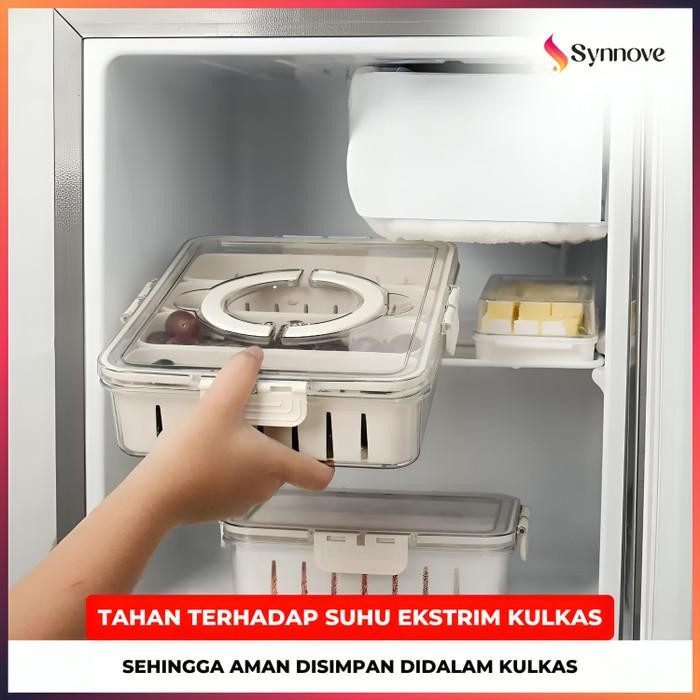 Food Container Kulkas BPA FREE Wadah Tempat Bumbu Dapur Kotak Wadah Penyimpanan Makanan Container