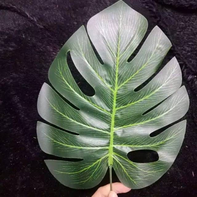 *#*#*#] daun plastik monstera artificial Kecil