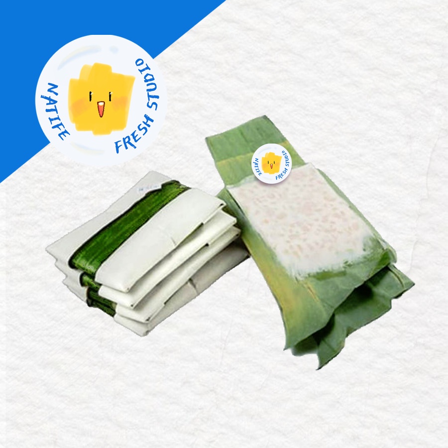 

Tempe Bungkus Daun Tempe Buntel Kedelai 1 biji | Leaf Wrapped Soybean Cake 1 pc
