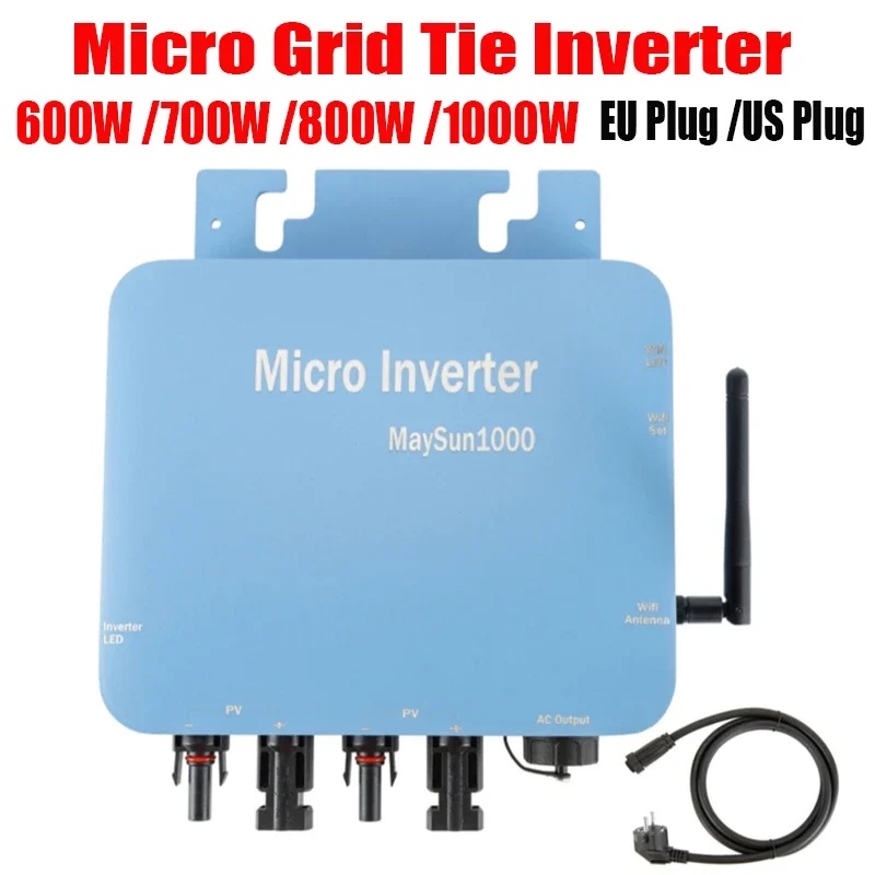SAN 600W 700W 800W 1000W Micro Solar Panel Smart Inverter Pure Sine Wave Home Inverter 36V MPPT On G