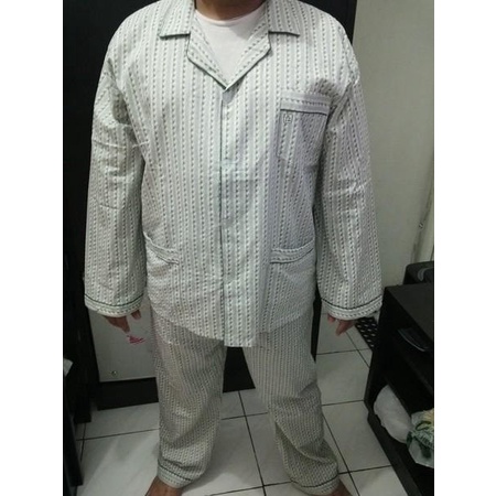 Piyama baju tidur pria tangan panjang