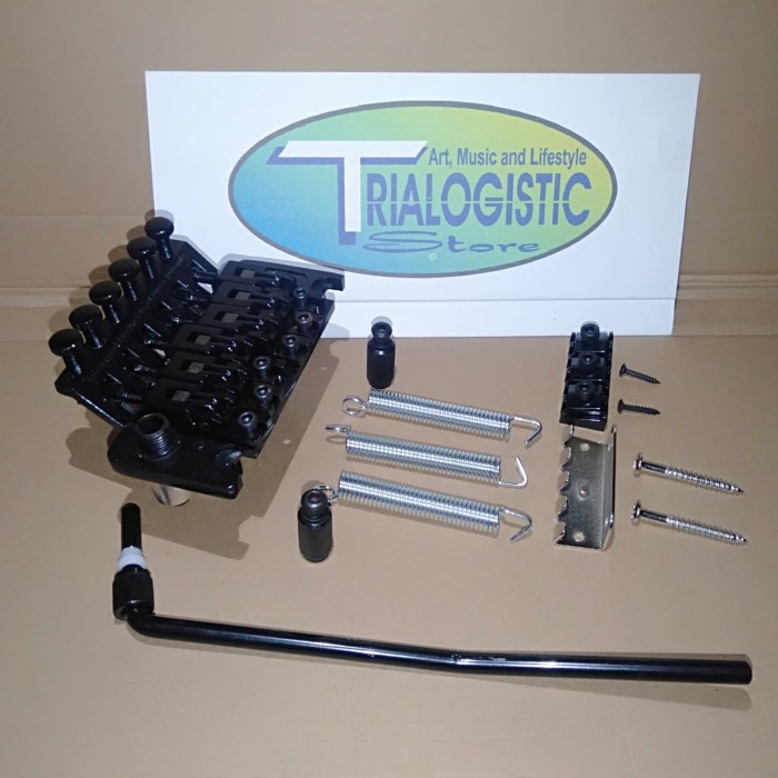 Tremolo Gitar Floydrose Bridge Updown Black