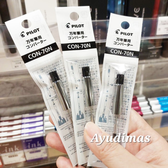 

BARANG TERLARIS PILOT FOUNTAIN PEN CONVERTER 70N / CON-70N PENGGANTI CON-70 PACKING AMAN