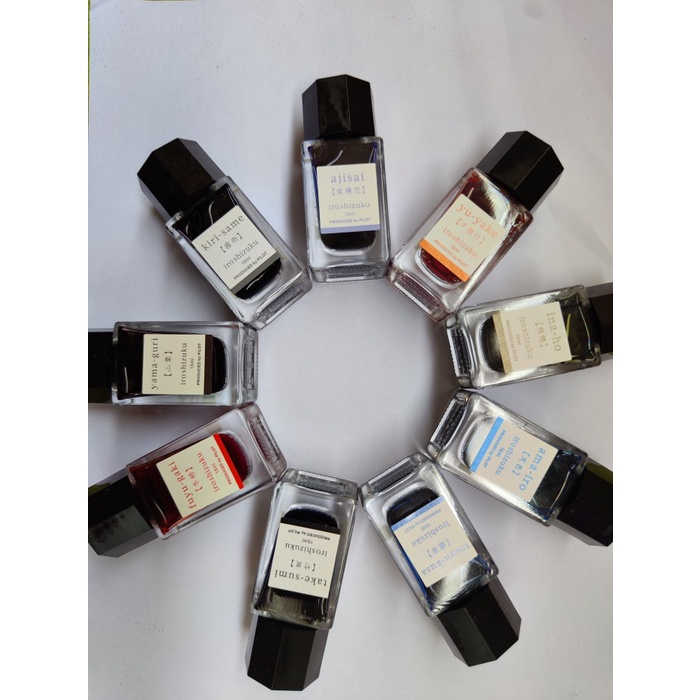 

READY PILOT IROSHIZUKU FOUNTAIN 15ML PEN INK TINTA PENA PACKING AMAN