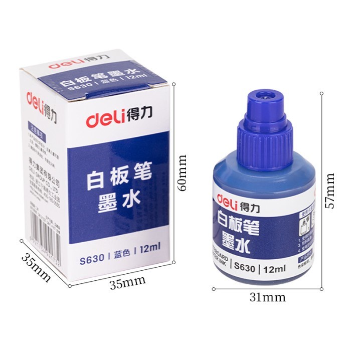 

TERBARU DELI REFILL WHITEBOARD MARKER ISI ULANG TINTA SPIDOL PAPAN TULIS [BOX] PACKING AMAN