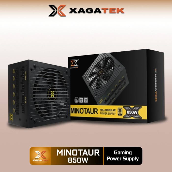 POWER SUPPLY / PSU MODULAR - XAGATEK PSU MINOTAUR 850W 80Plus GOLD