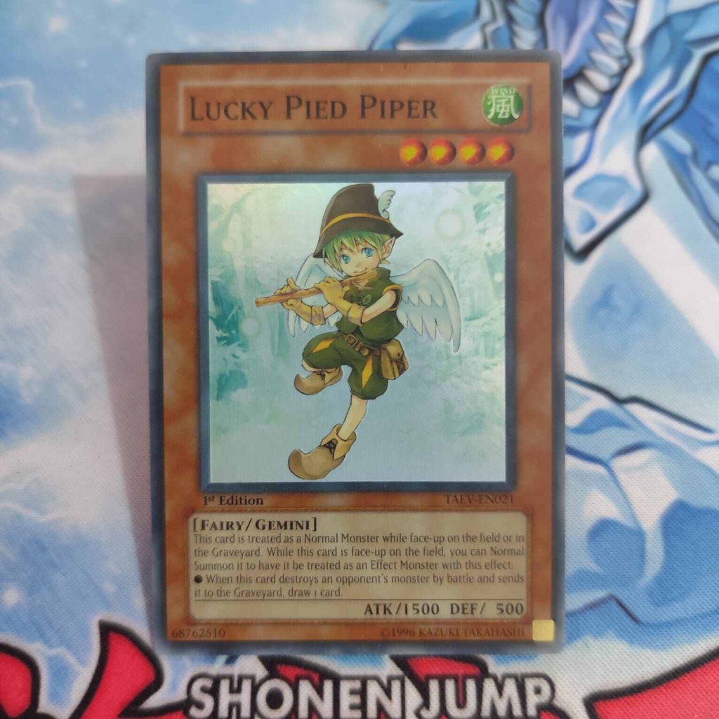 yugioh lucky pied piper TAEV super rare  original