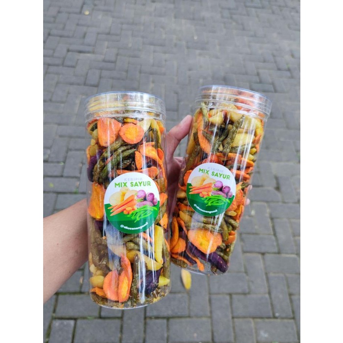 

BARANG TERLARIS KERIPIK SAYUR MIX ORIGINAL PREMIUM JUMBO VEGETARIAN VEGAN HALAL