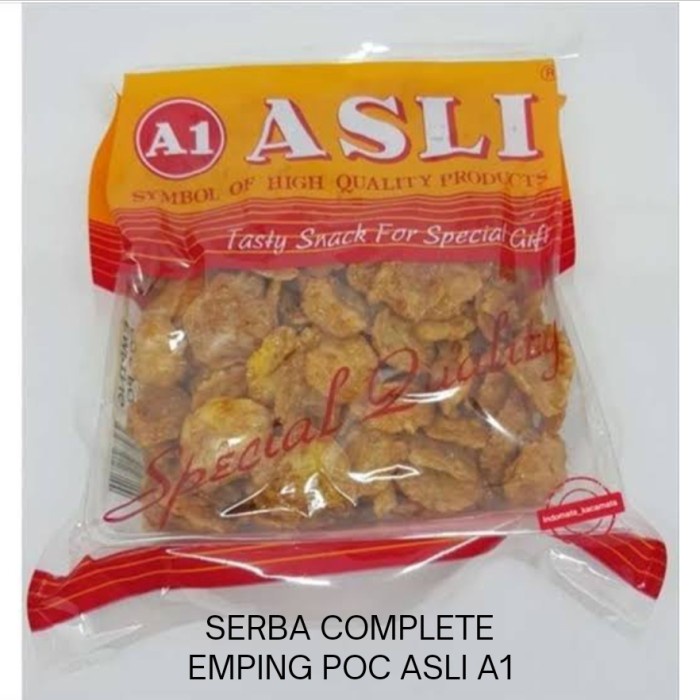 

BARANG TERLARIS EMPING POK POC ASLI A1 OLEH OLEH KHAS MEDAN 300 GR