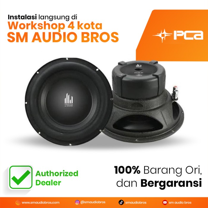 TERLARIS PCA MOS 12 - Subwoofer Pasif Single Coil 12 Inch