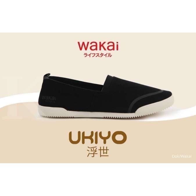 BEST SELLER Sepatu Wakai Ukiyo Original - Black - 38