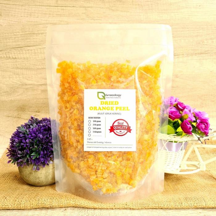 

terbaru !!! potongan kulit jeruk / orange peel import (1 kilogram) ready