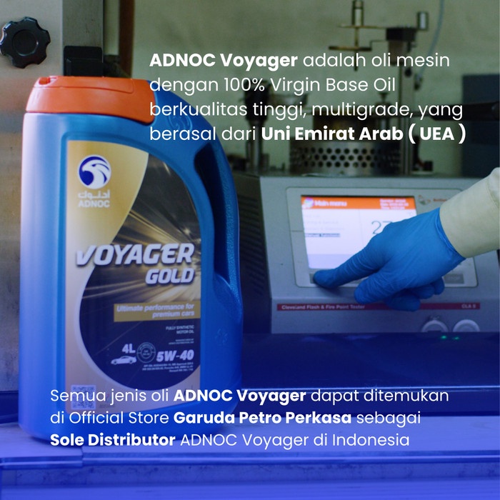 Oli Mobil Diesel Adnoc Voyager Plus 10W40 - 1 Liter
