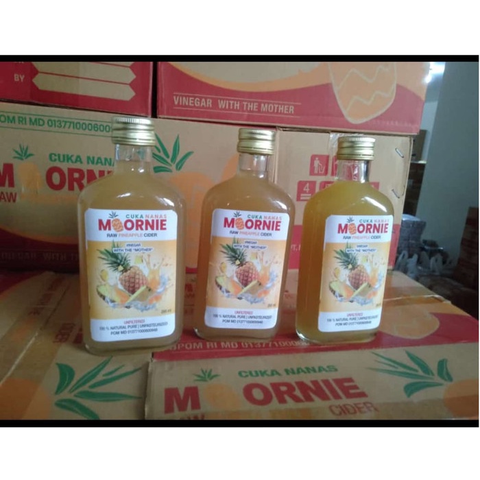 

terbaru !!! cuka nanas moornie - bantu jaga kontrol gula darah dan persendian 100% pure extract