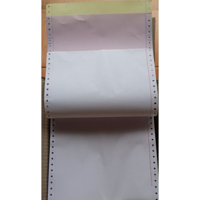 

Continuous Form 9.5 X 13" 3ply ELVINS / Kertas Komputer Folio 3Ply