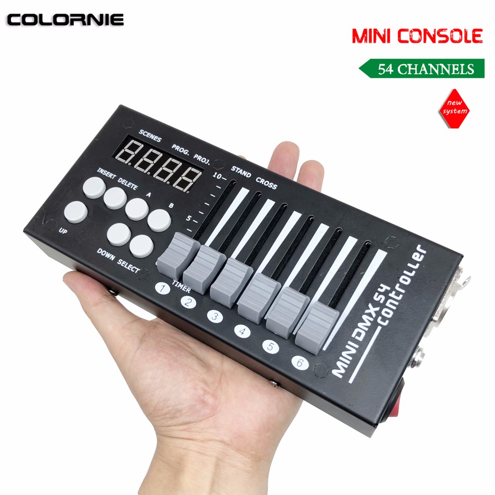 TALEX Mini 54CH DMX Controller Console LED Stage Lighting DJ Controller DMX Controladora DJ For Lumi