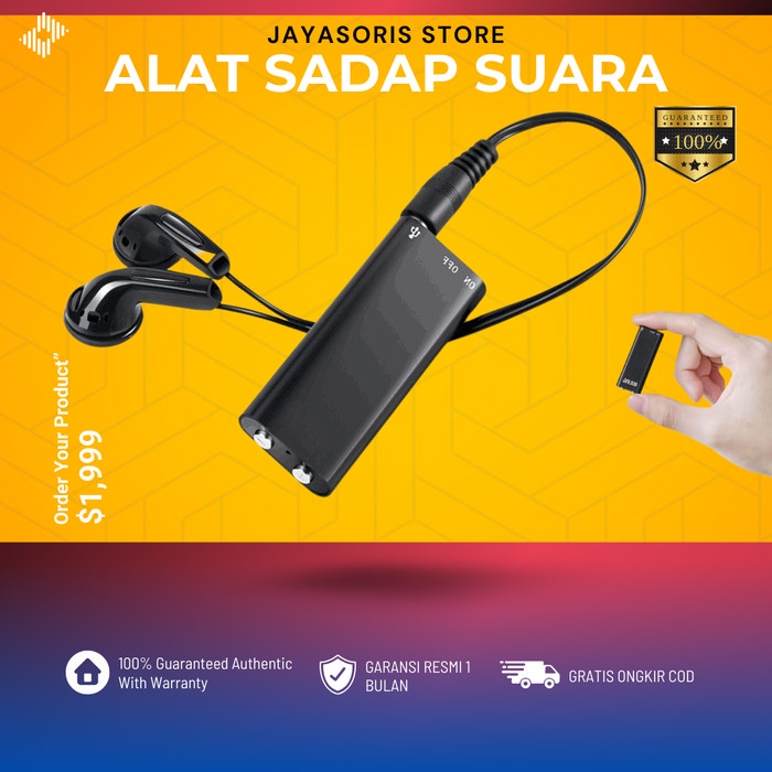 RECORDER VOICE ALAT PEREKAM SUARA MINI DIGITAL VOICE TERSEMBUNYI SADAP