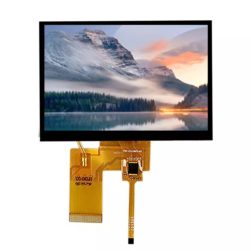 LUXW 4.3 inch capacitive touch screen TN Screen TFT Color LCD Display RGB 24bit interface 800x480 ST