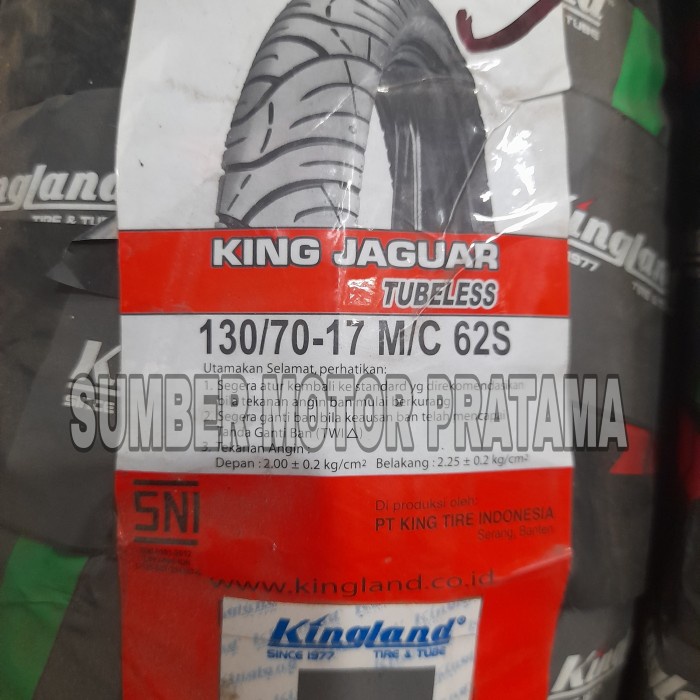 Ban Tubeless Kingland King Jaguar 130/70-17 Ban Motor Ring 17