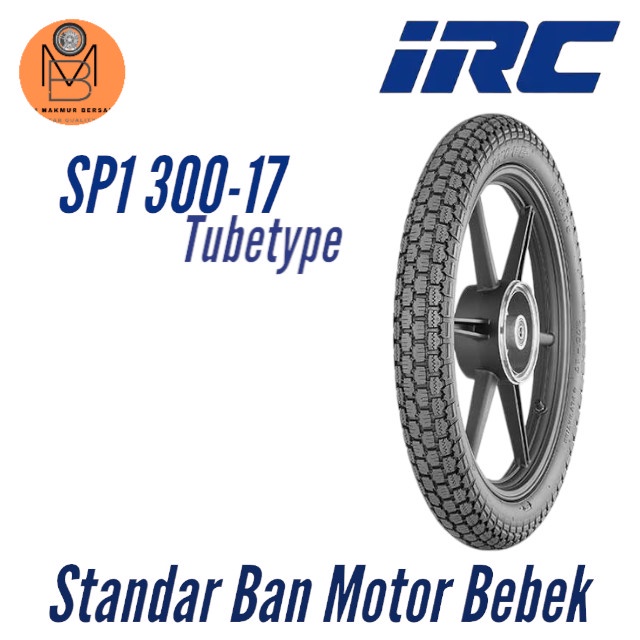 Ban Motor Bebek Motif Kotak Kembang Irc Sp1 300 Ring17 Tubetype Irc Original
