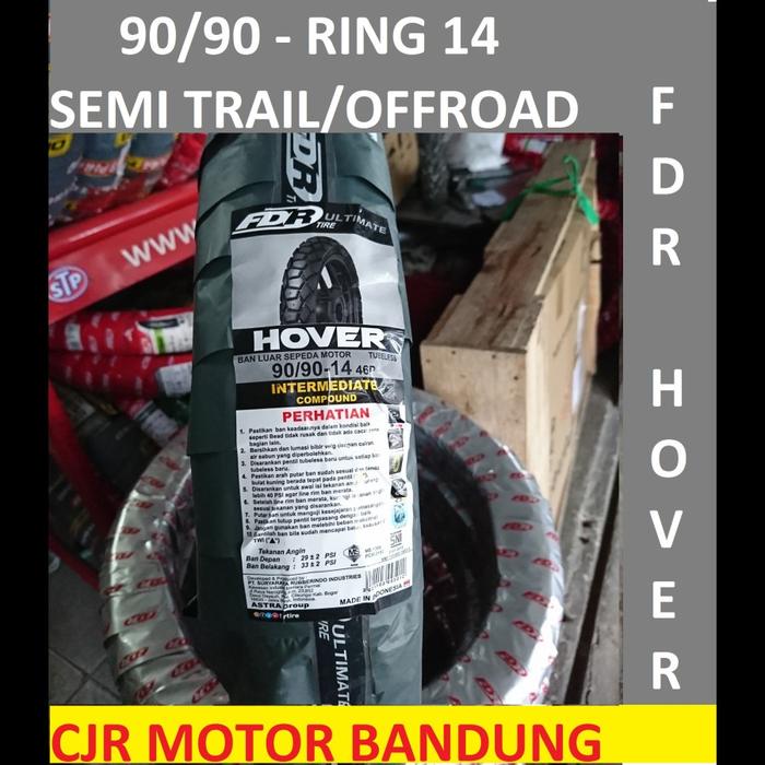 Fdr Hover 90/90 Ring 14 Ban Dual Purpose Cross Motor Vario Beat Xride