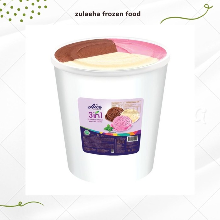 

ES KRIM 8 LITER AICE ICE CREAM 8 LITER DENGAN BERMACAM PILIHAN RASA KODE 1270