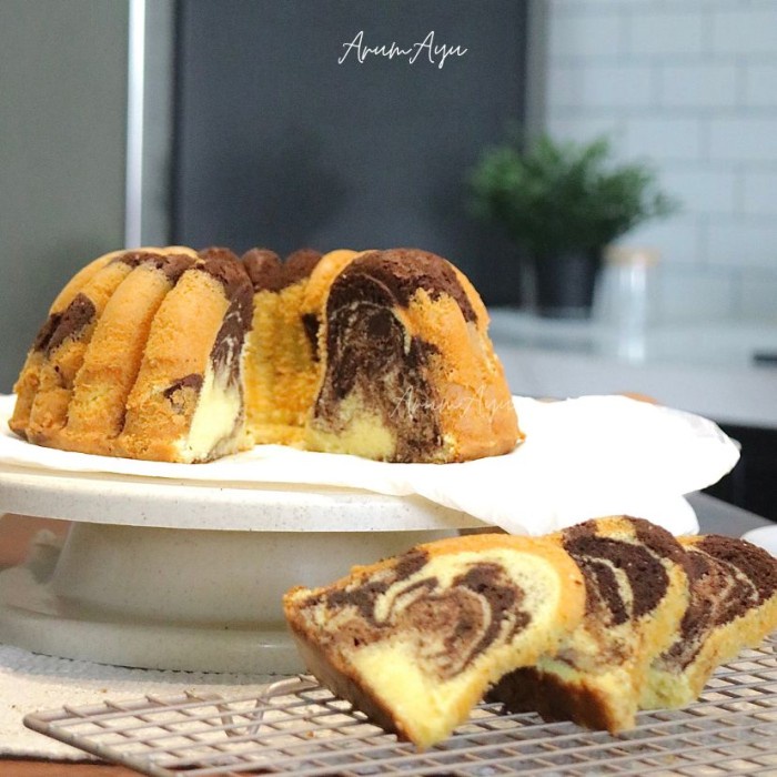 

GLUTEN FREE BOLU MARMER/ MARBLE CAKE KODE 1294