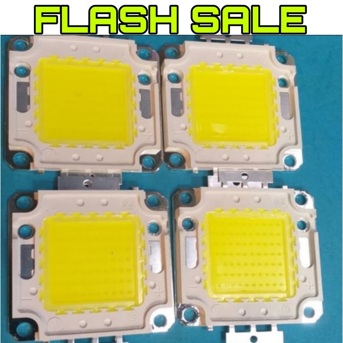 Terlaris- Mata Chip Led 50 Watt Pju Cobra Sparepart Mata Lampu Lampu Sorot 50W