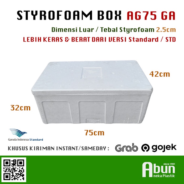 STYROFOAM BOX AG75 TEBAL