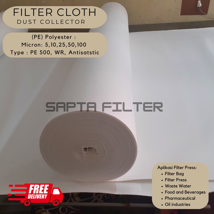 Paloma - Kain Filter Dust Collector / Saringan Udara / Air Filter Cloth Wr