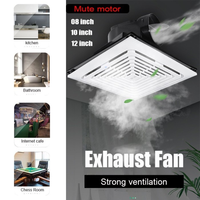 Lintang Elektrik - Exhaust Fan Plafon / Heksos / Kipas Angin Hisap Dapur Kamar Mandi Kama