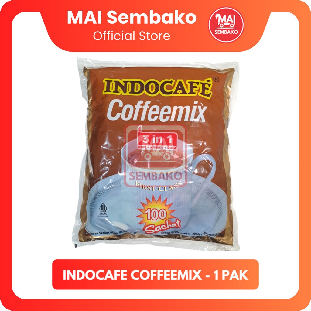 

Indocafe Coffeemix 1 Pak - Kopi Bubuk Instan Kopi Gula