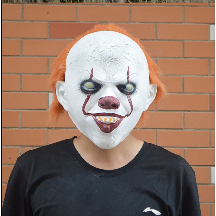 TOL-13 topeng latex karet full head kepala it badut clown pennywise