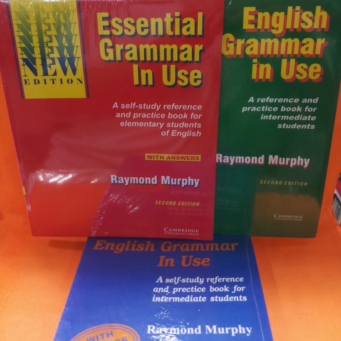 

TERBARU PAKET BUKU ENGLISH GRAMMAR IN USE BY RAYMOND MURPHY