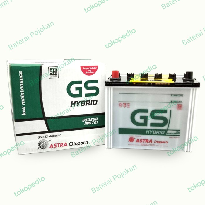 Accu Aki Mobil Panther Kijang Colt Truk Fuso Gs Astra Hybrid Ns70 65Ah