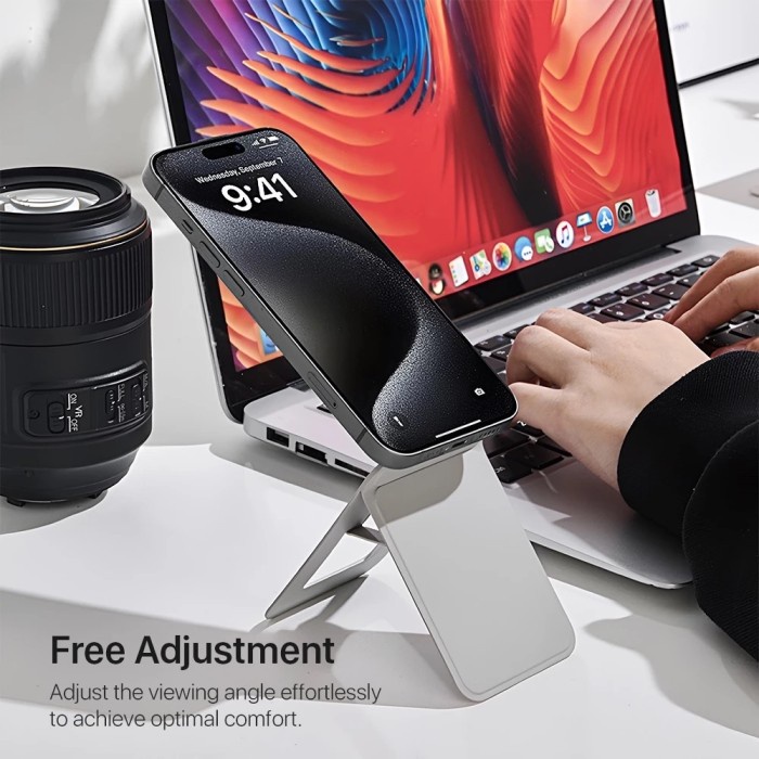 

KiiP Wireless M5 Phone Tripod Stand Magnetic Holder HP Minimalis Premium Kode 1049