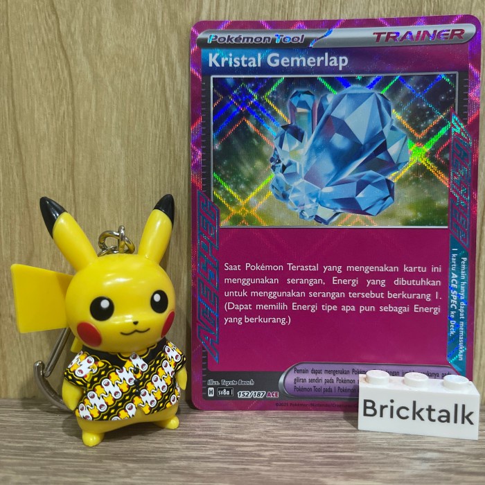(BRI) Kartu Pokemon TCG sv8a Pokemon Tool Trainer Kristal Gemerlap 152/187 ACE Trading Card Game Ind