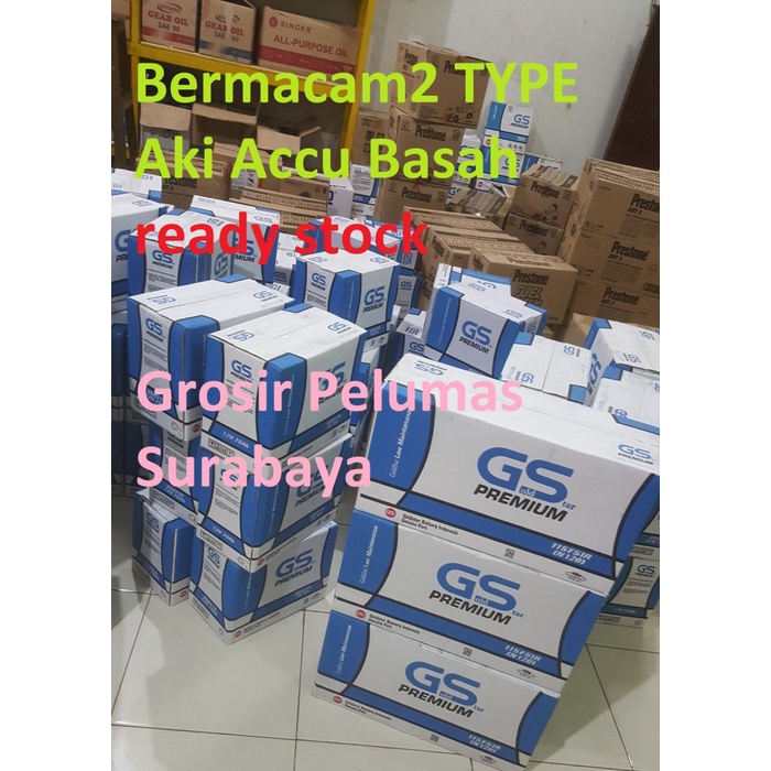 Aki Accu Gs Premium N70Z 75D31R Elf Mu-X L300 12V 75Ah 75 Ampere