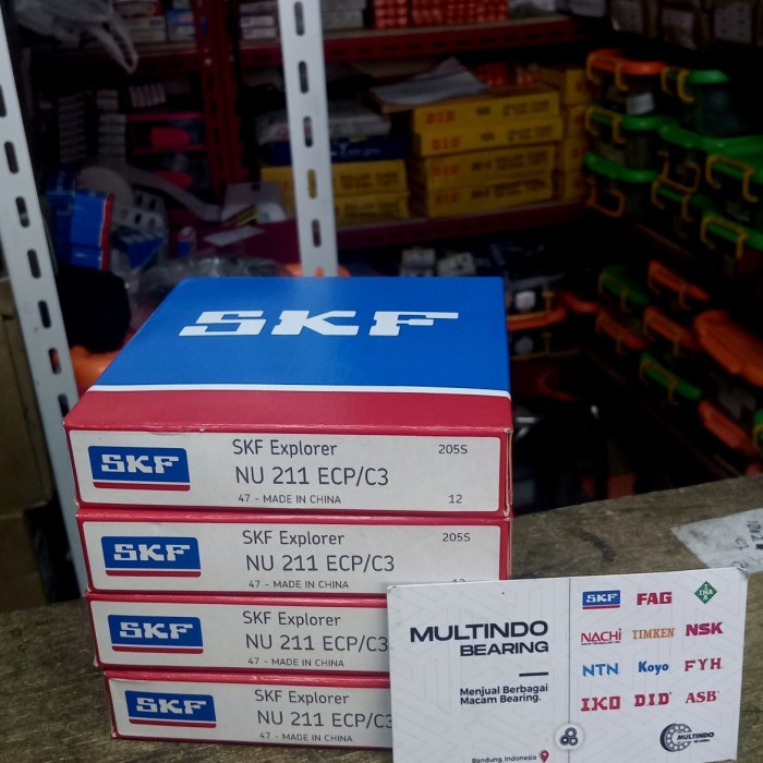 Bearing Cylindrical Nu 211 Ecp C3 Skf Original