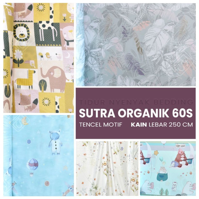 KAIN SUTRA BAMBOO 60S MOTIF ANAK LEBAR 250 CM PART 2