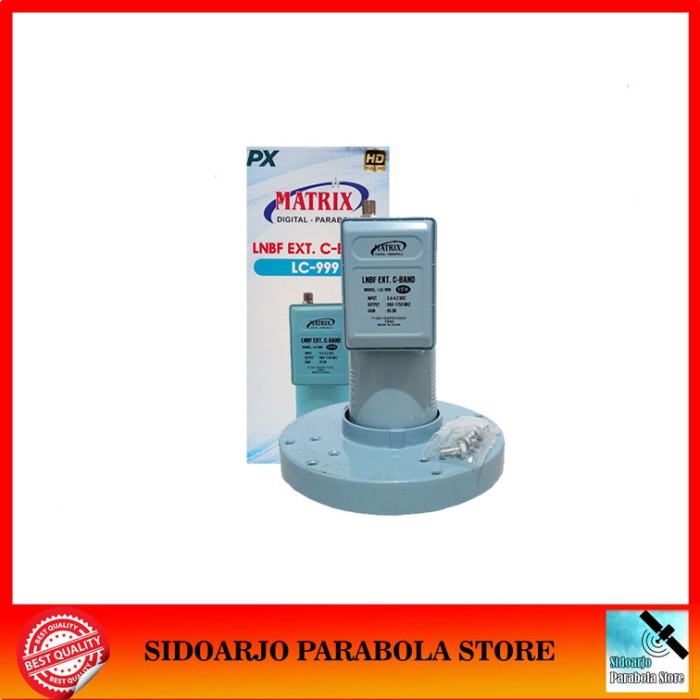 Matrix LC-999 LNB C Band Single Output 1 Satelit 1 Receiver Parabola